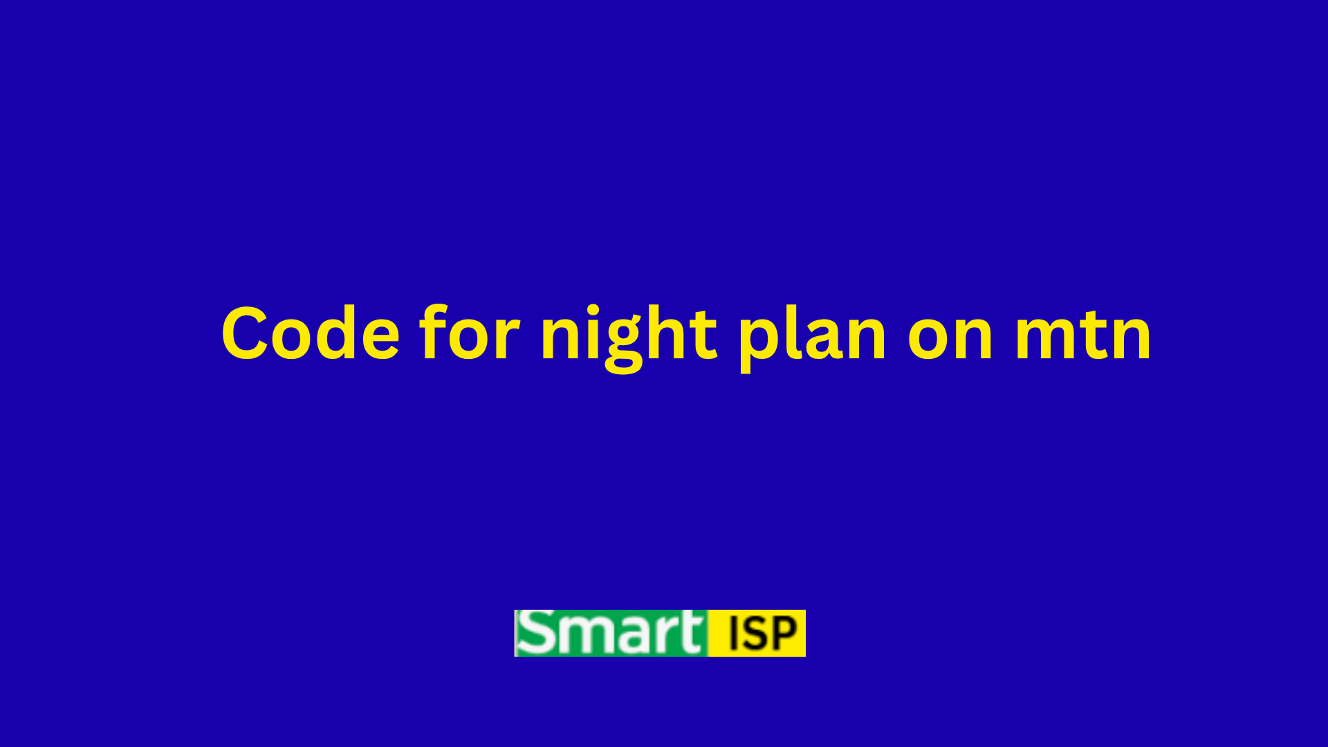 Code for night plan on mtn